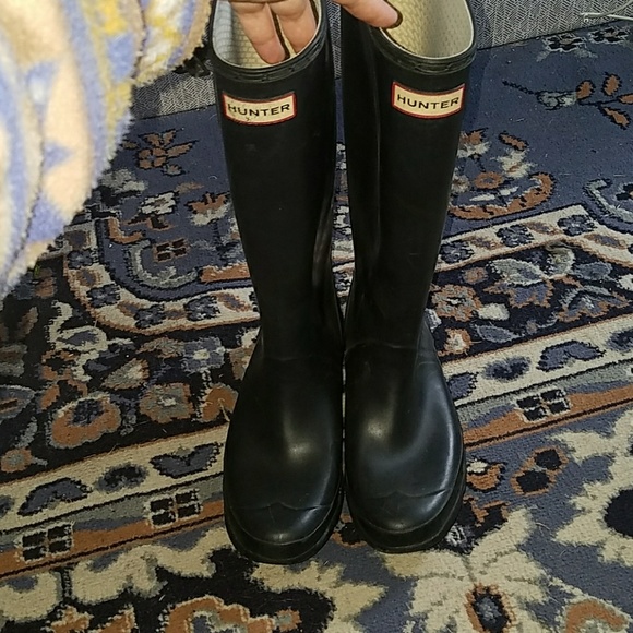 Hunter Shoes - Black Hunter rain boots